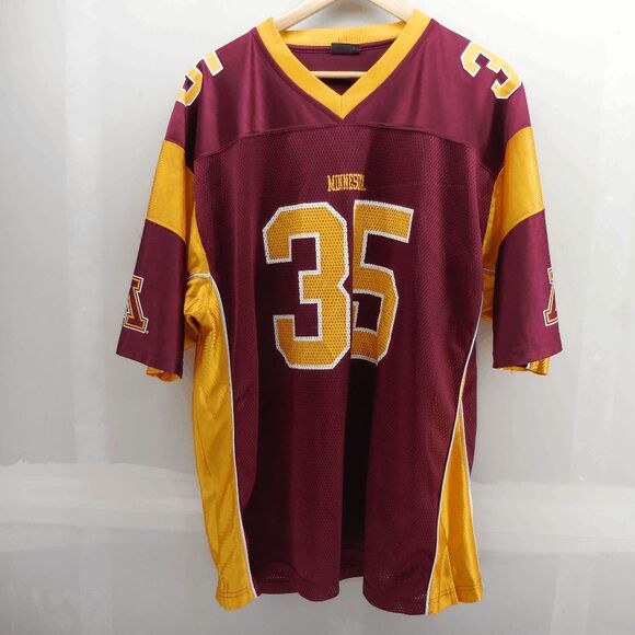 University of Minnesota Gold Gohpers ProEdge Jersey Mens XL Maroon & Gold EUC - Picture 1 of 6